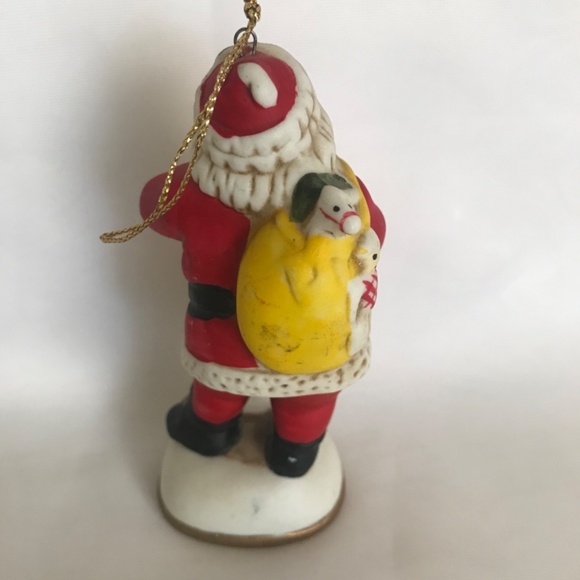 Vintage 1872 Santa Christmas Tree Ornament Figurine - Picture 3 of 12